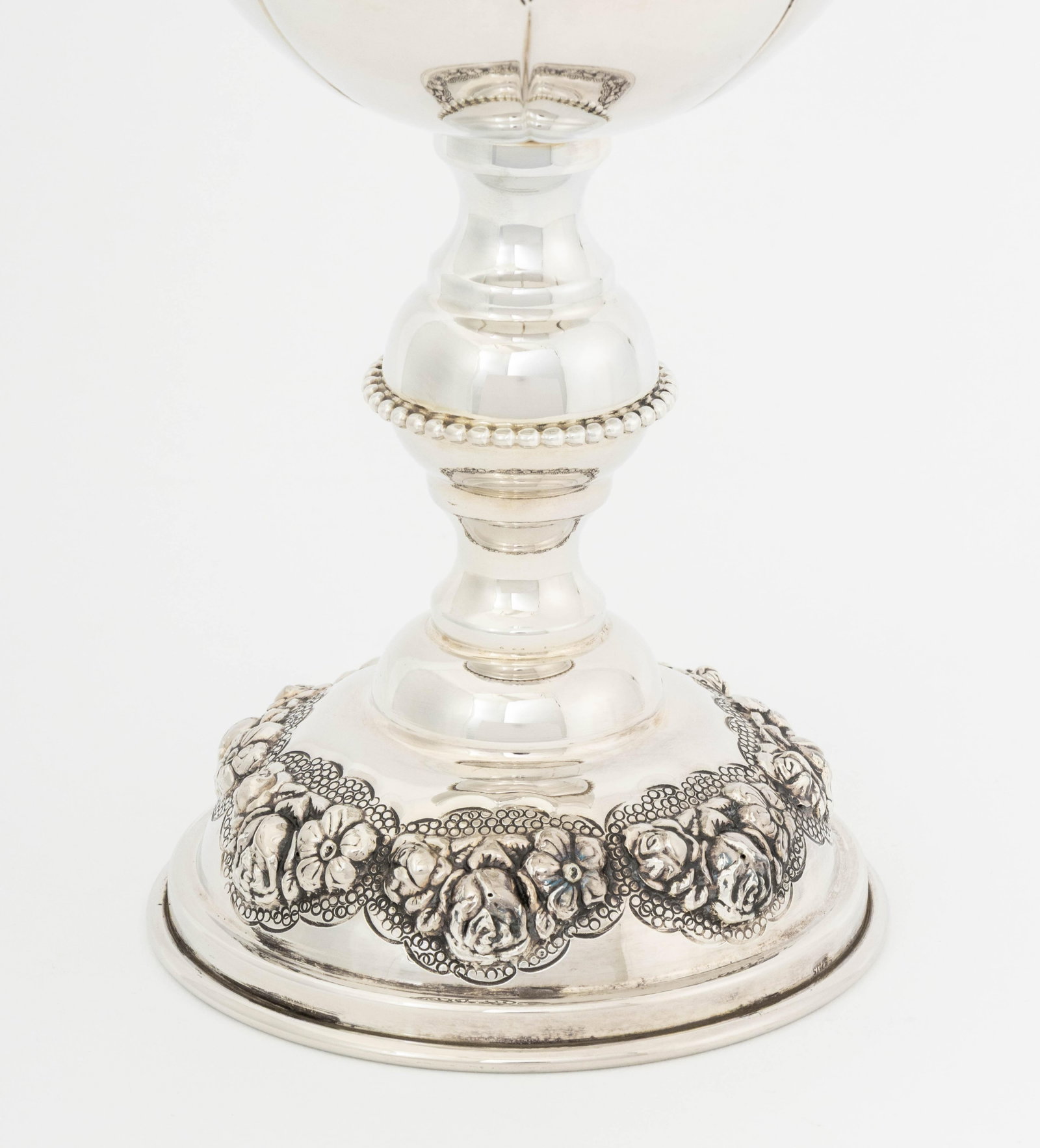 Judaica Sterling Silver Kiddush Cup - 2