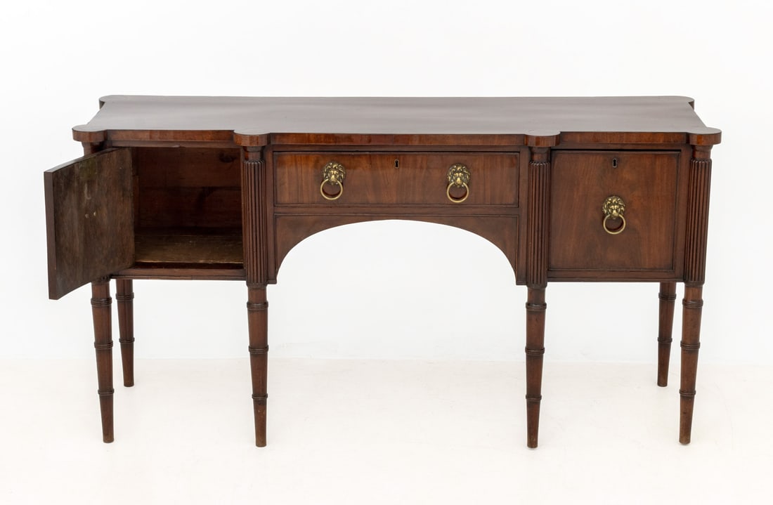 George III Mahogany Sideboard - 4