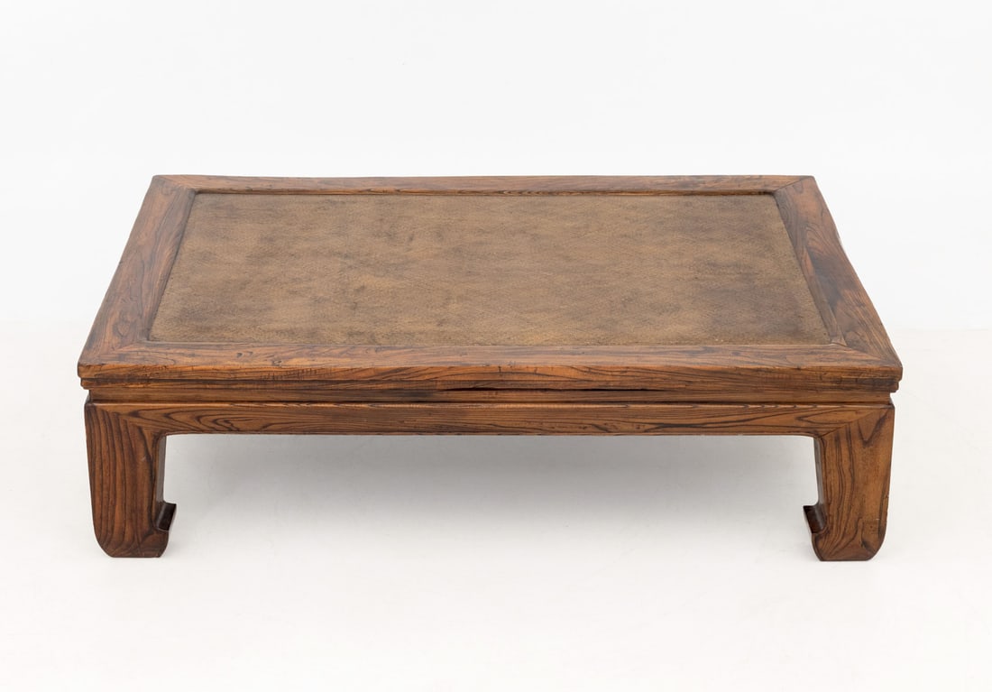 Chinese Elm and Sea Grass Coffee Table - 2