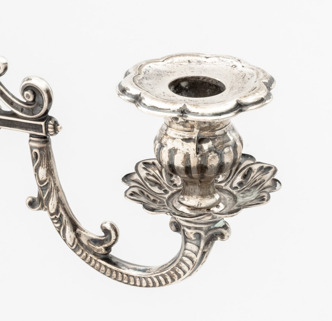 Austrian Silver Candelabrum, 1872-1922 - 8