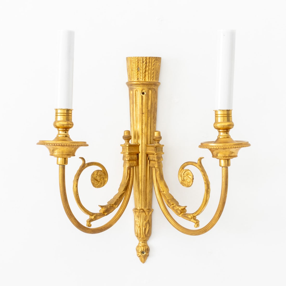 French Empire Style Ormolu Wall Sconces, Pair - 2