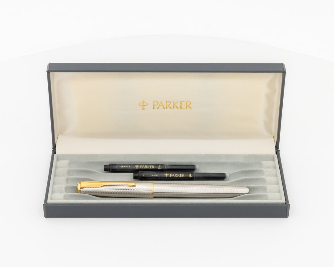Parker "Sonnet" Silver Plate Fountain Pen - 11