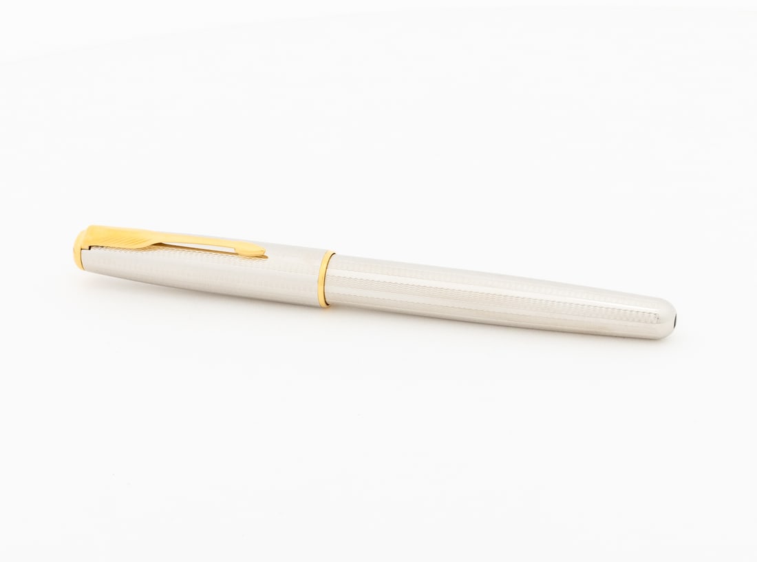 Parker "Sonnet" Silver Plate Fountain Pen - 3