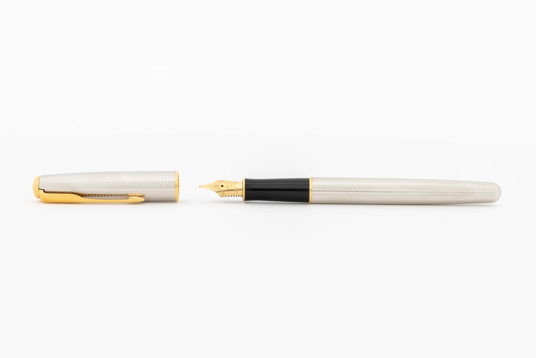 Parker "Sonnet" Silver Plate Fountain Pen - 5