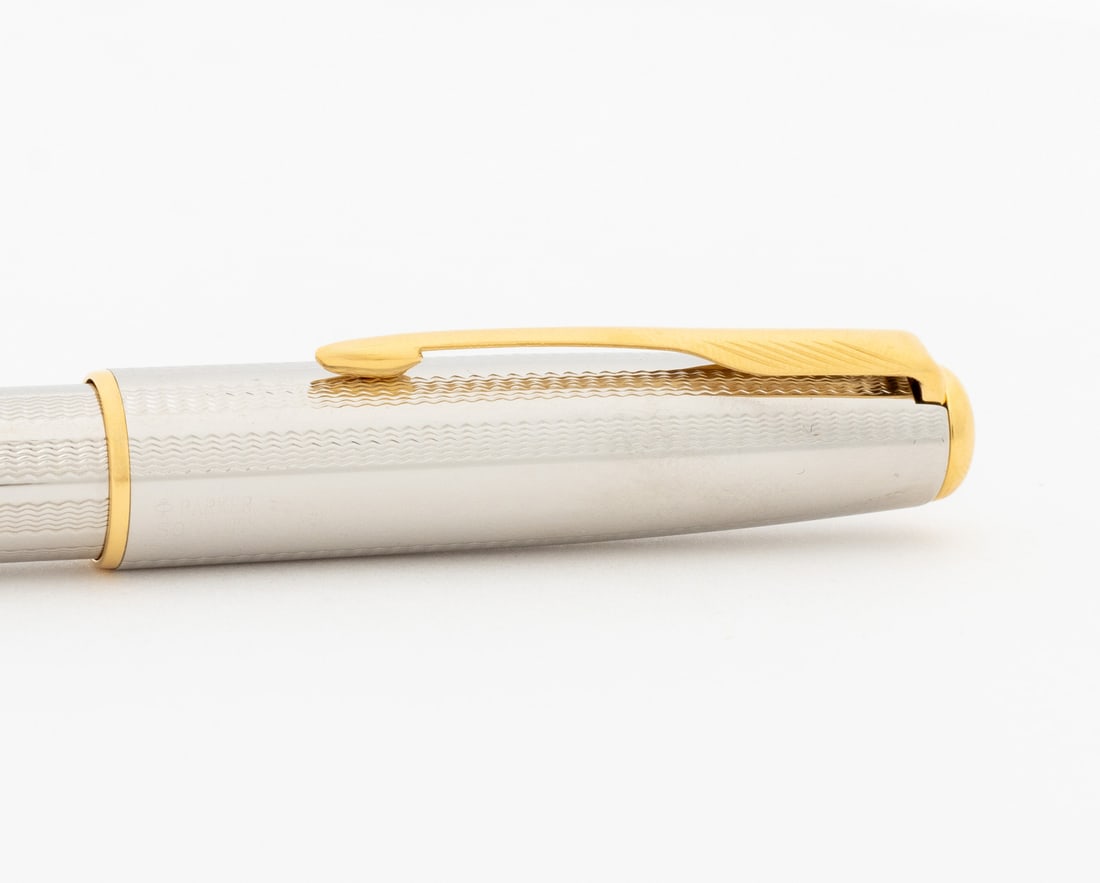 Parker "Sonnet" Silver Plate Fountain Pen - 8