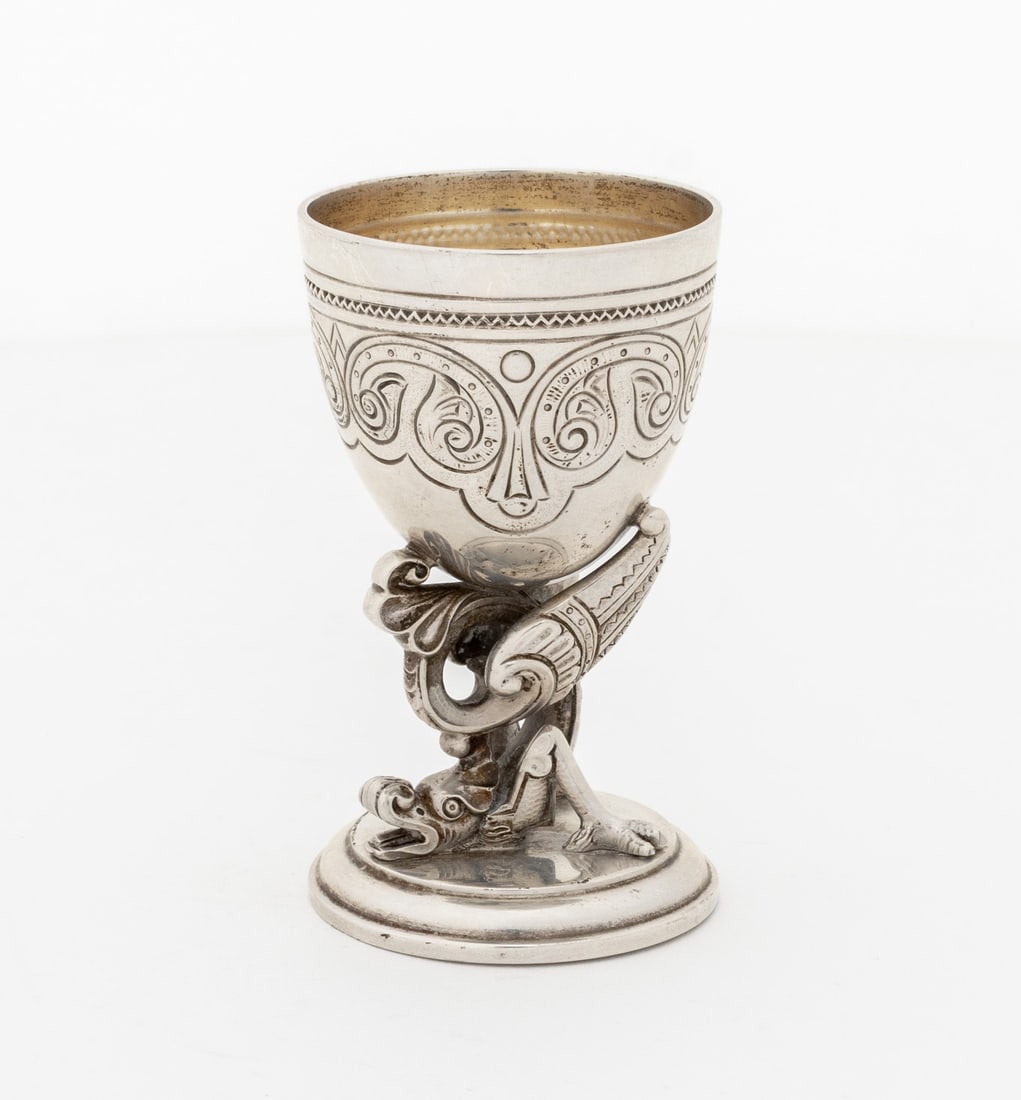 David Andersen Dragon Motif Silver Cordials, 4 - 5