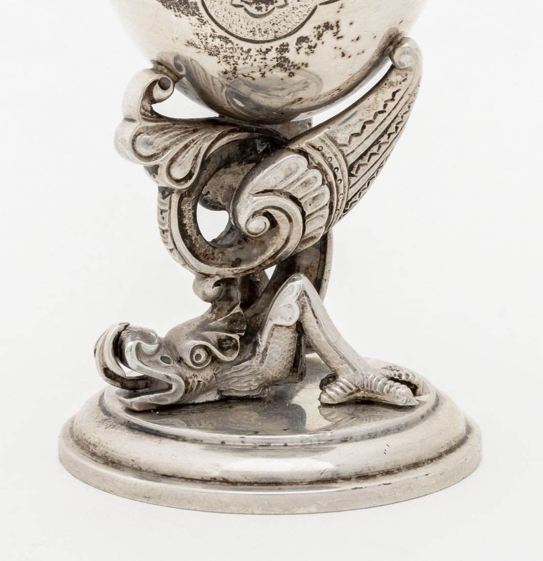 David Andersen Dragon Motif Silver Cordials, 4 - 9