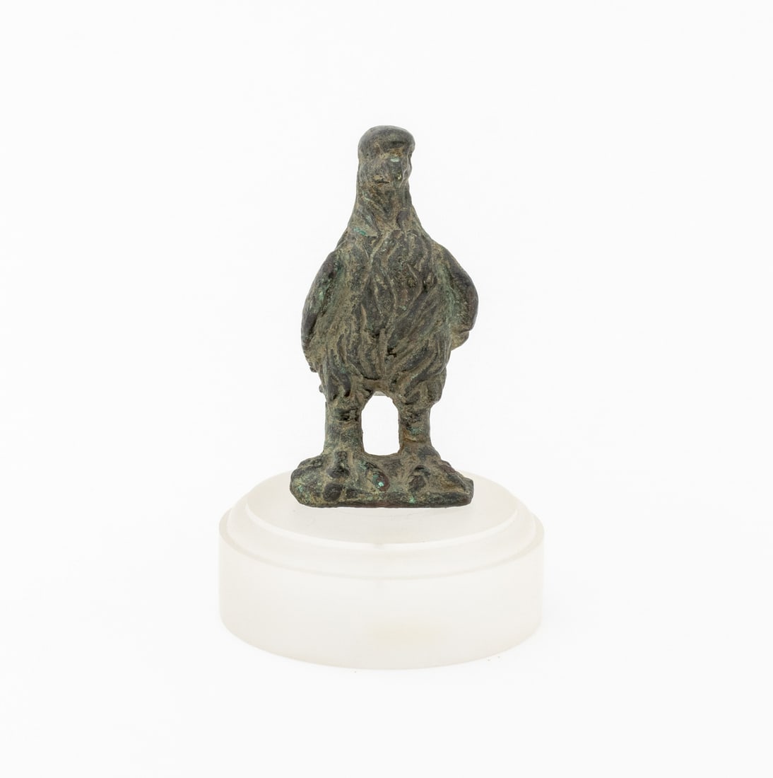 Roman Eagle Patinated Bronze Sculpture - 2