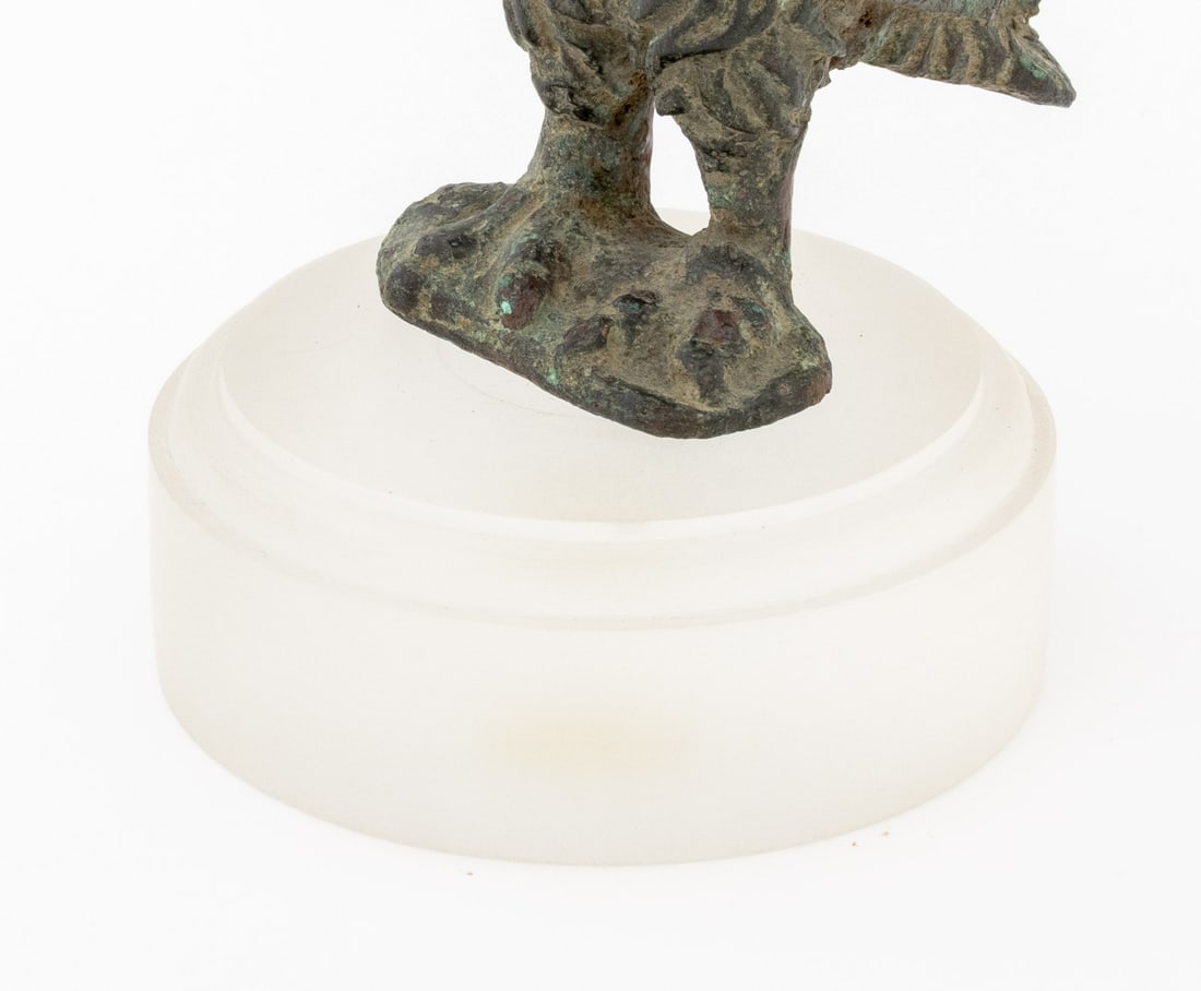Roman Eagle Patinated Bronze Sculpture - 4