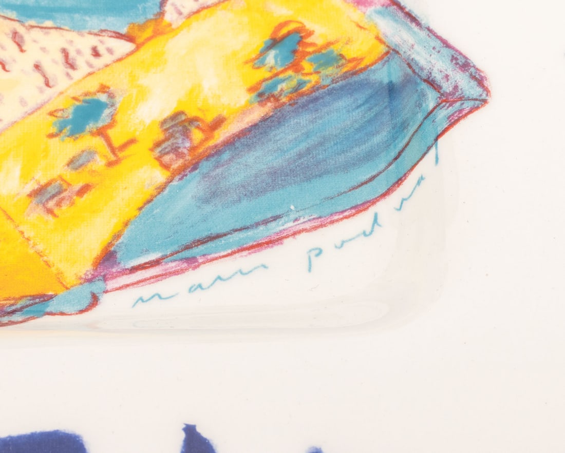 Mark Podwal for MMA Signed Ceramic Seder Plate - 6
