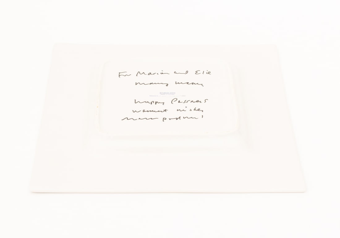 Mark Podwal for MMA Signed Ceramic Seder Plate - 7