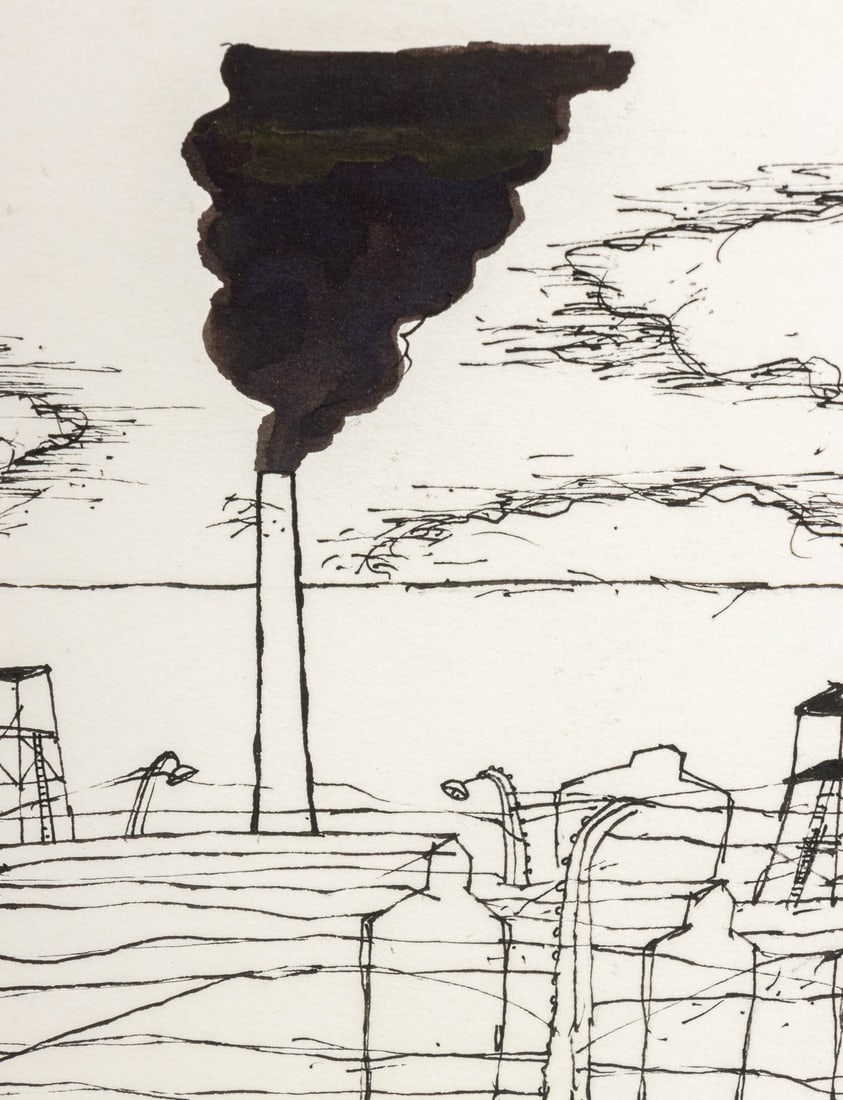 Mark Podwal Concentration Camp Ink on Paper - 3