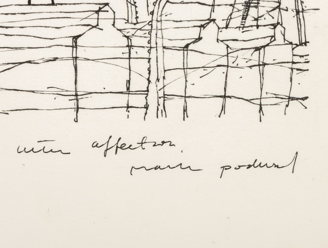 Mark Podwal Concentration Camp Ink on Paper - 7