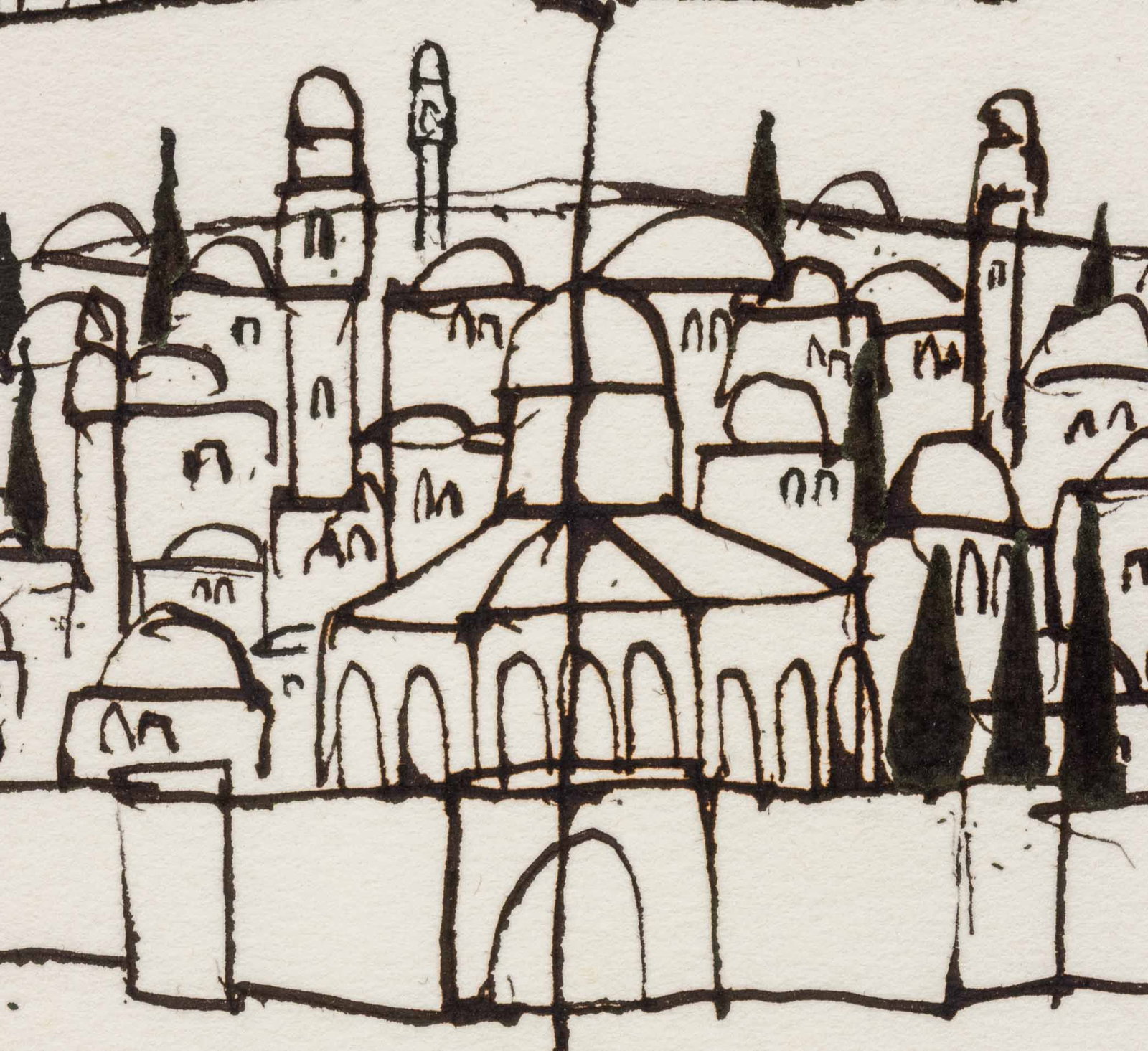 Mark Podwal Jerusalem Within the Torah Ink - 6