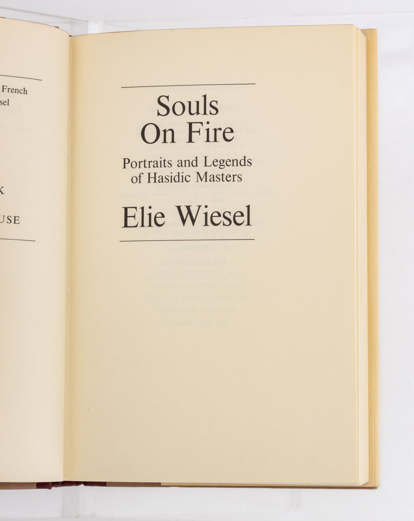 Books Authored by Elie Wiesel, 9 - 9