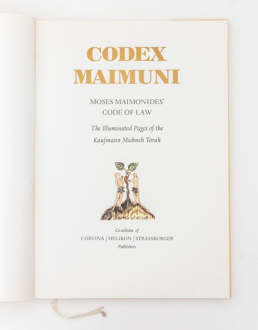 Signed Books on Codex Maimuni, 2 - 4