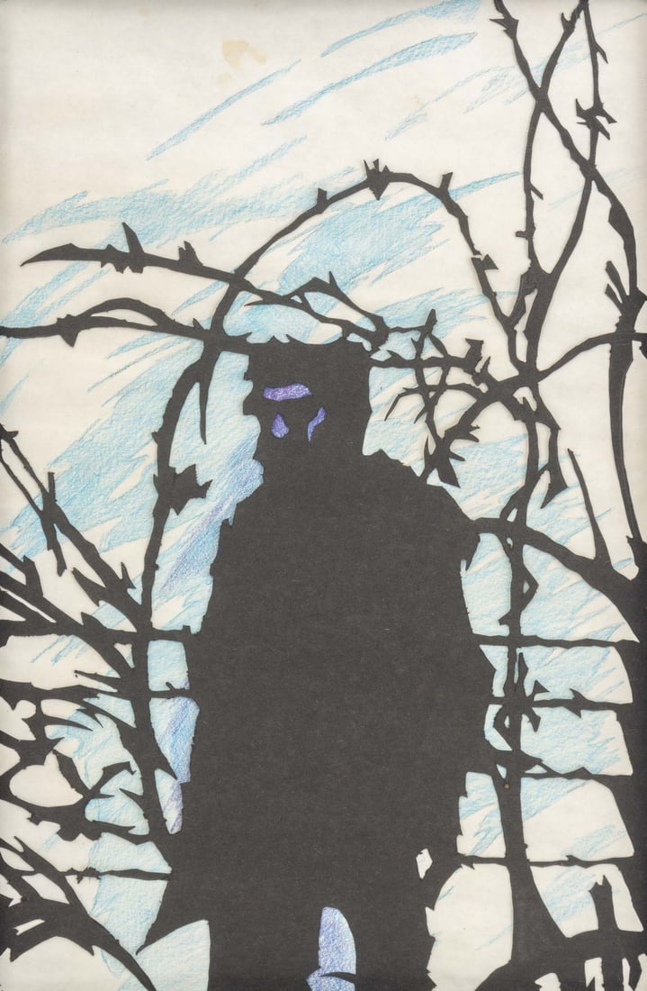 Illegibly Signed Concentration Camp Mixed Media - 2