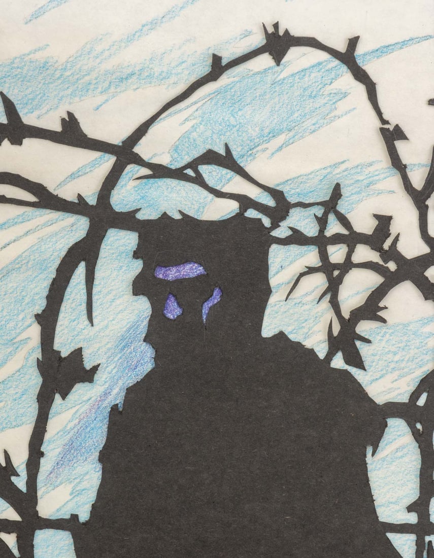 Illegibly Signed Concentration Camp Mixed Media - 3