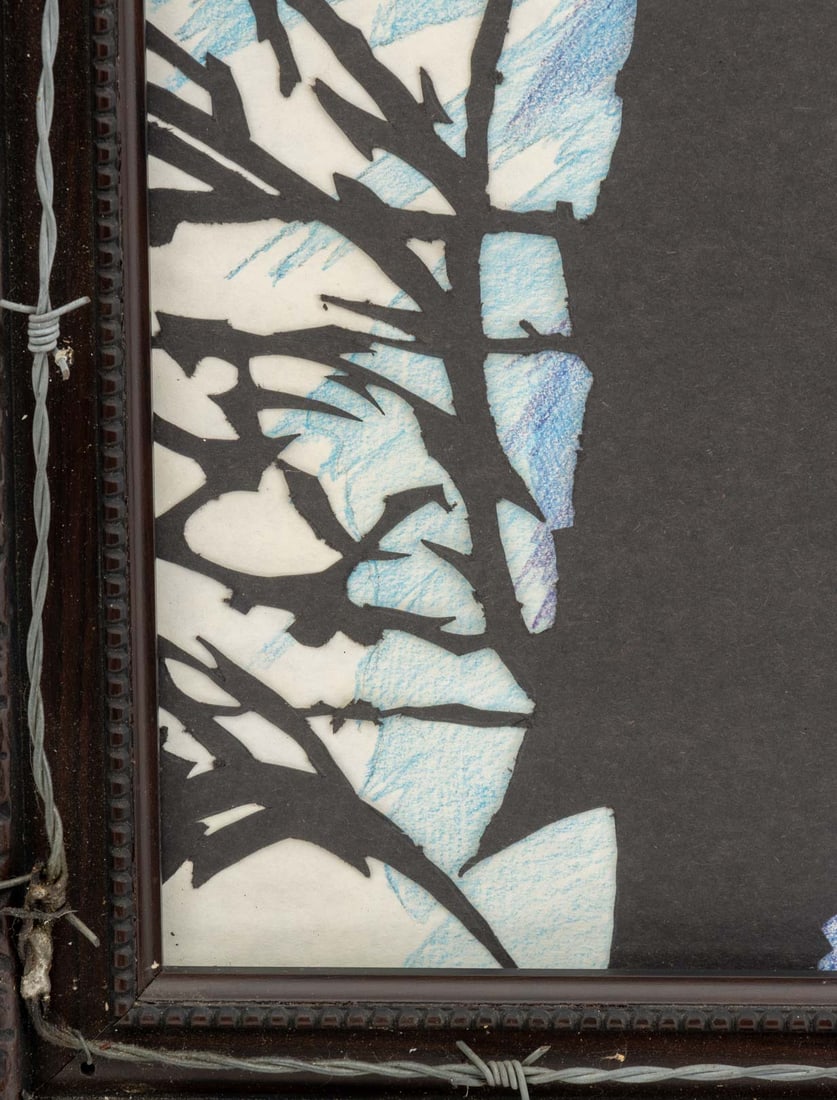 Illegibly Signed Concentration Camp Mixed Media - 5