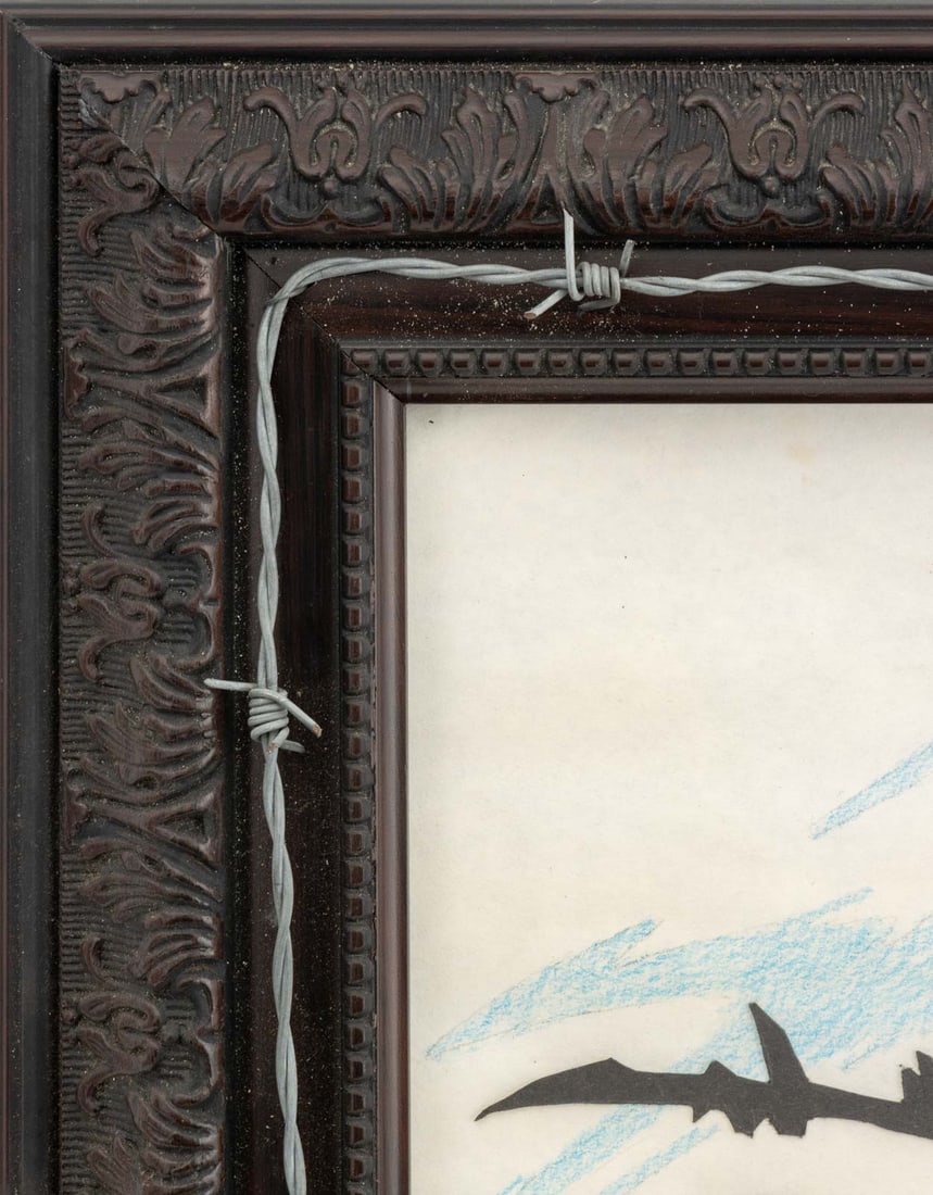 Illegibly Signed Concentration Camp Mixed Media - 6