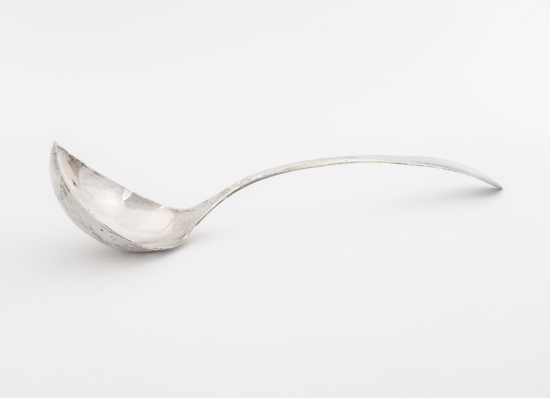 German Silver Ladle, 19th C. - 2