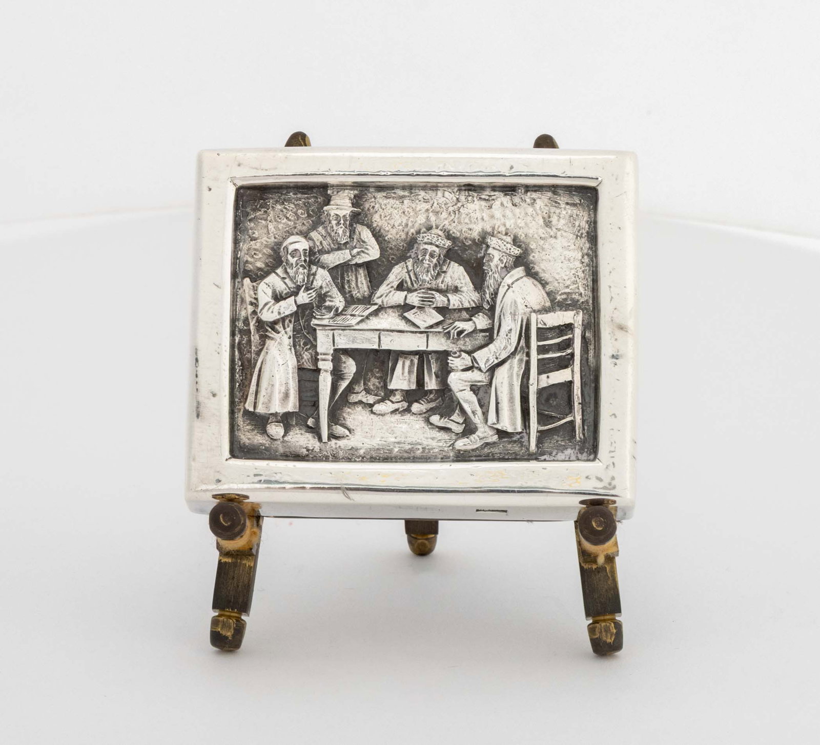 Henryk Winograd Fine Silver Figural Relief Plaque - 2