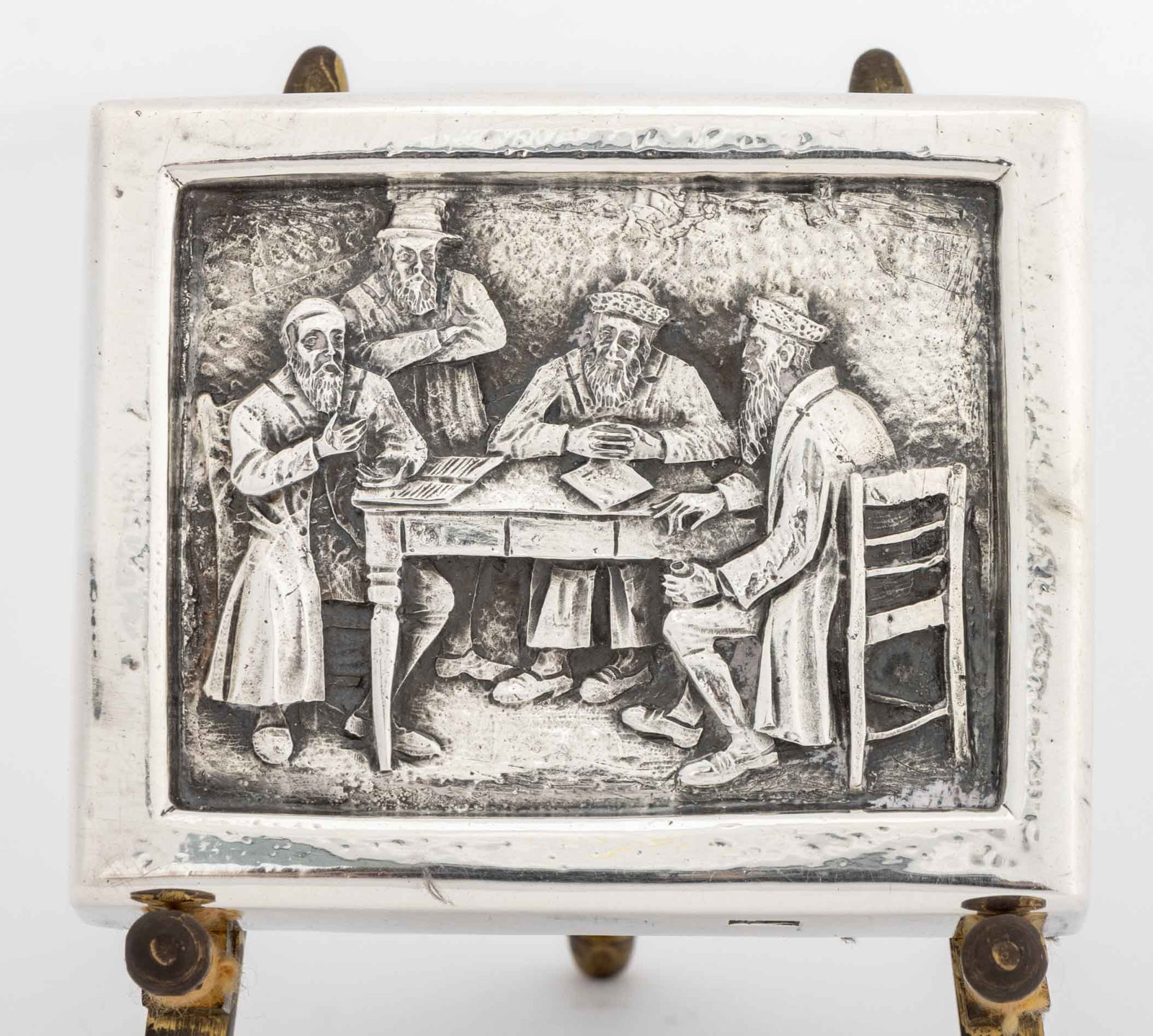 Henryk Winograd Fine Silver Figural Relief Plaque - 3