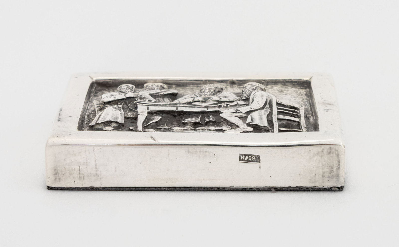 Henryk Winograd Fine Silver Figural Relief Plaque - 8