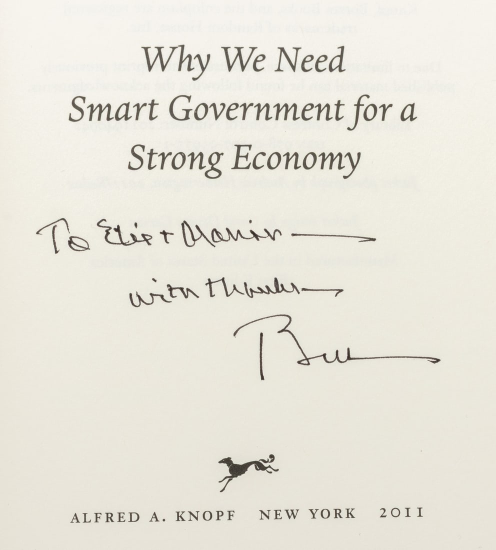 Bill Clinton Signed "Back to Work", 2011 - 4