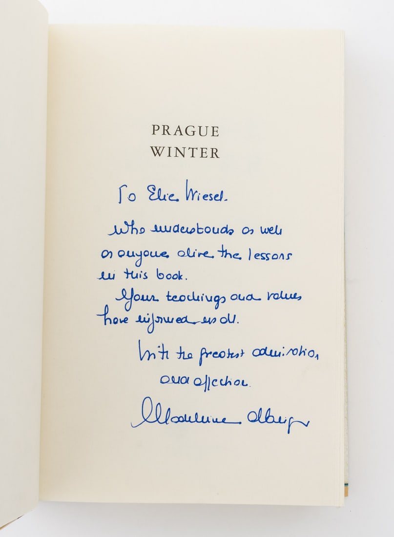 Madeleine Albright Signed "Prague Winter", 2012 - 3