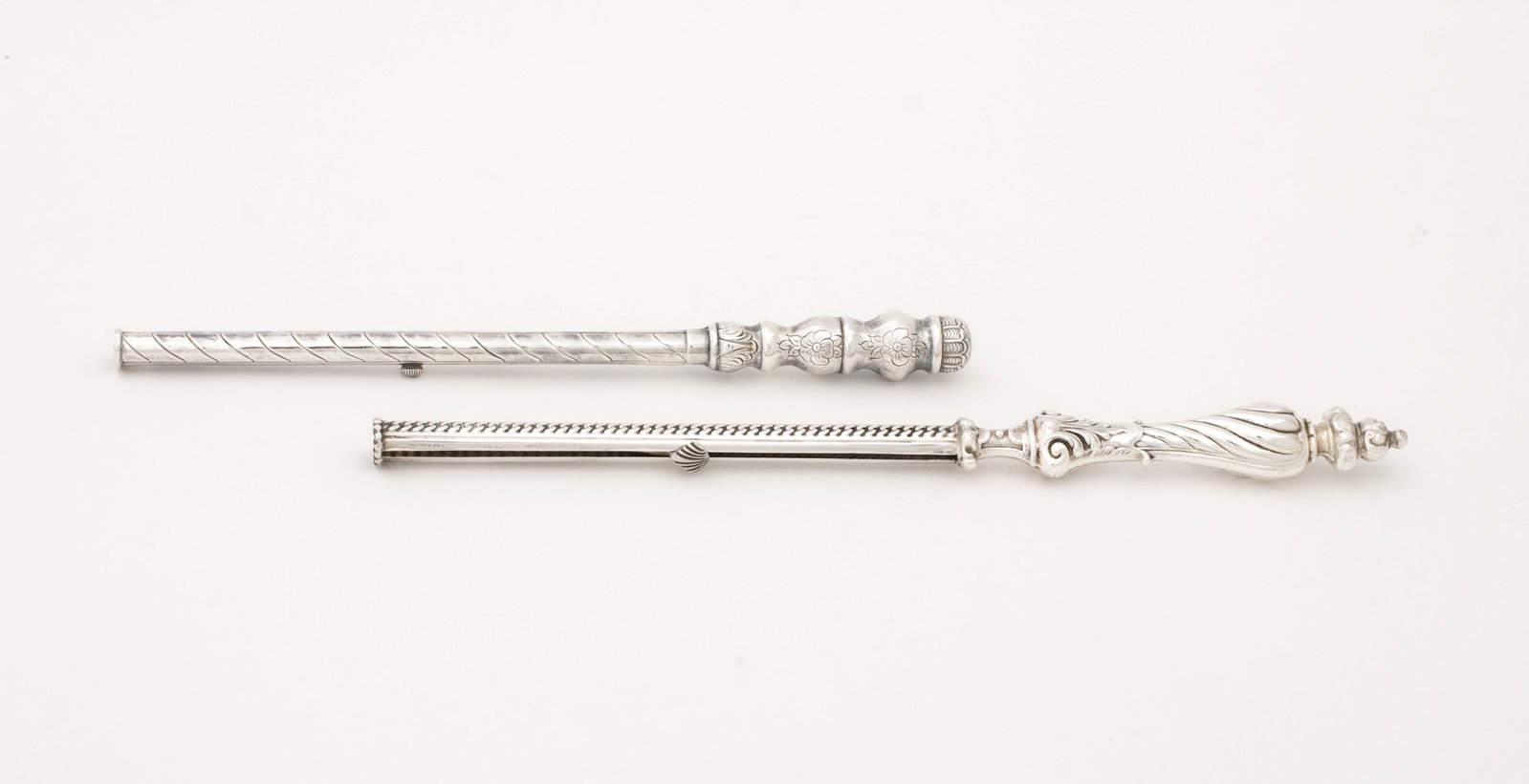 Hazorfim Silver Candle Lighting Scepters, 2 - 2