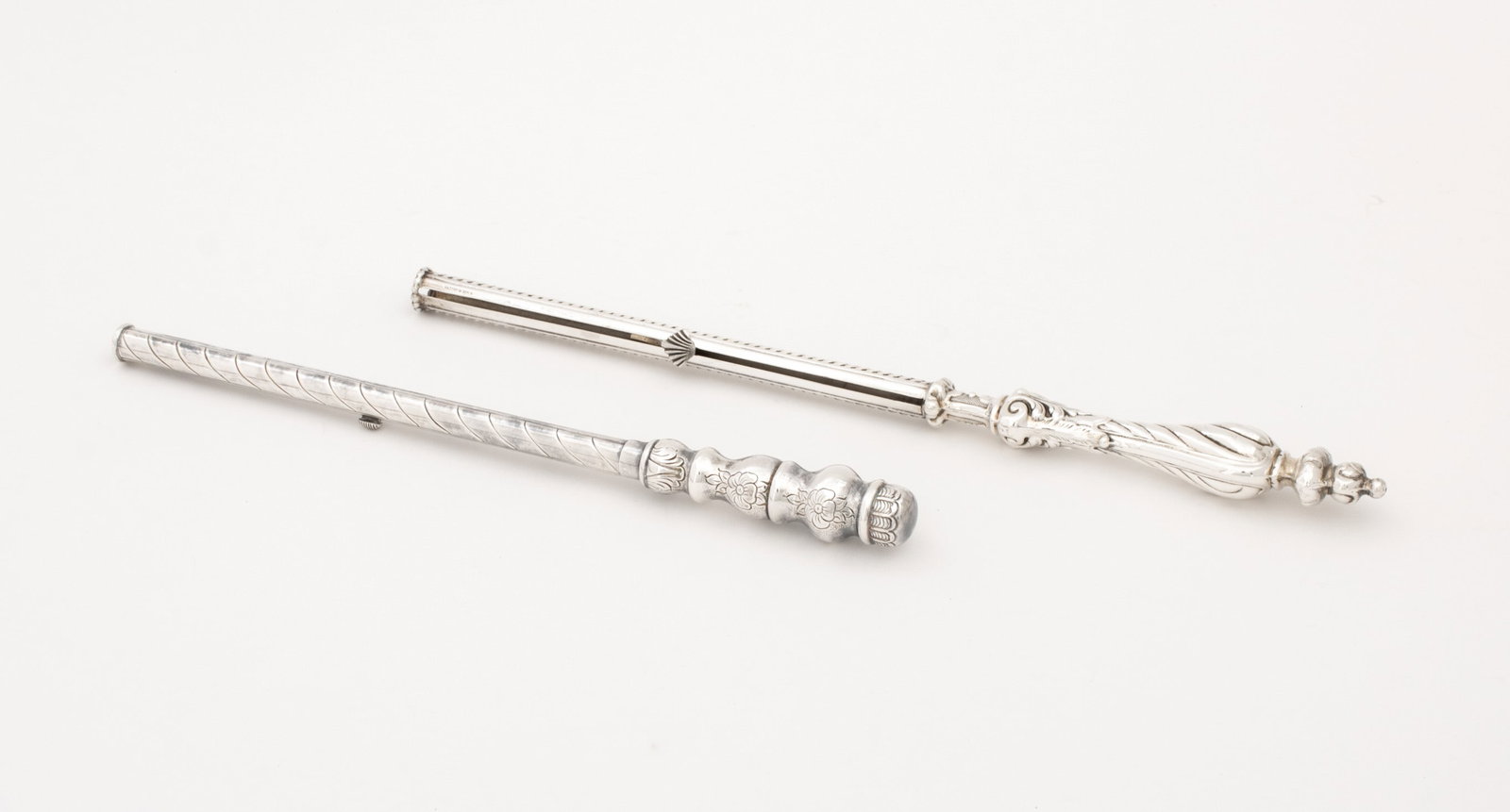 Hazorfim Silver Candle Lighting Scepters, 2 - 3