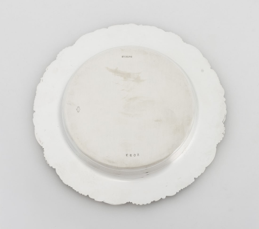 American Sterling Silver Circular Dish - 6