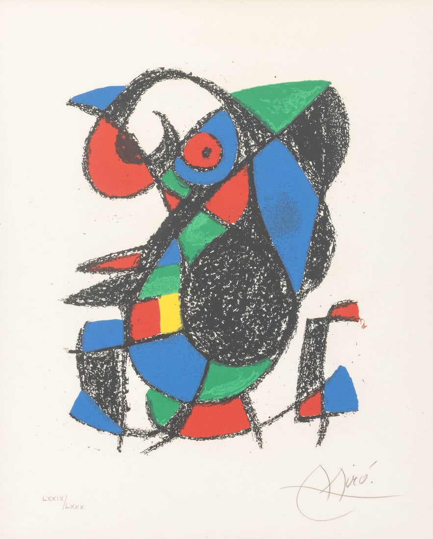 Joan Miro "Lithograph XIII" Lithograph, 1975 - 2
