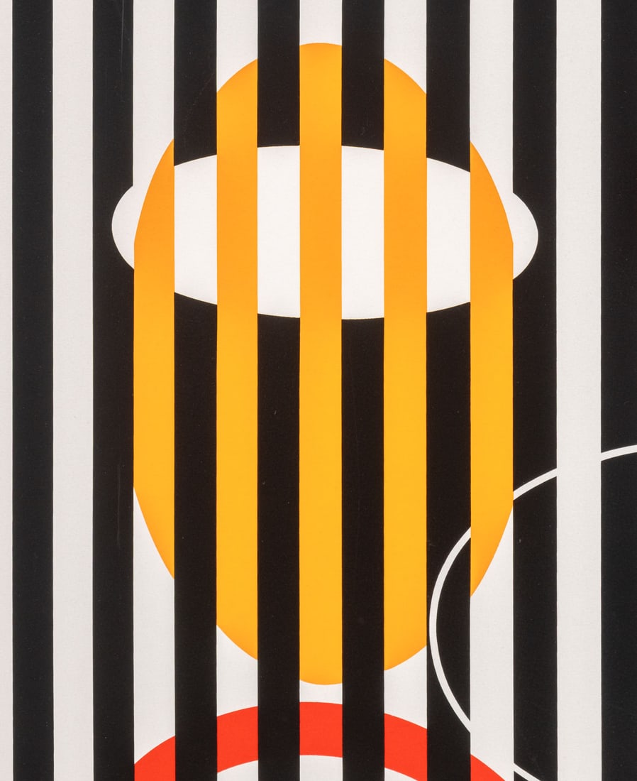 Yaacov Agam "End to End" Screenprint, 1991 - 4