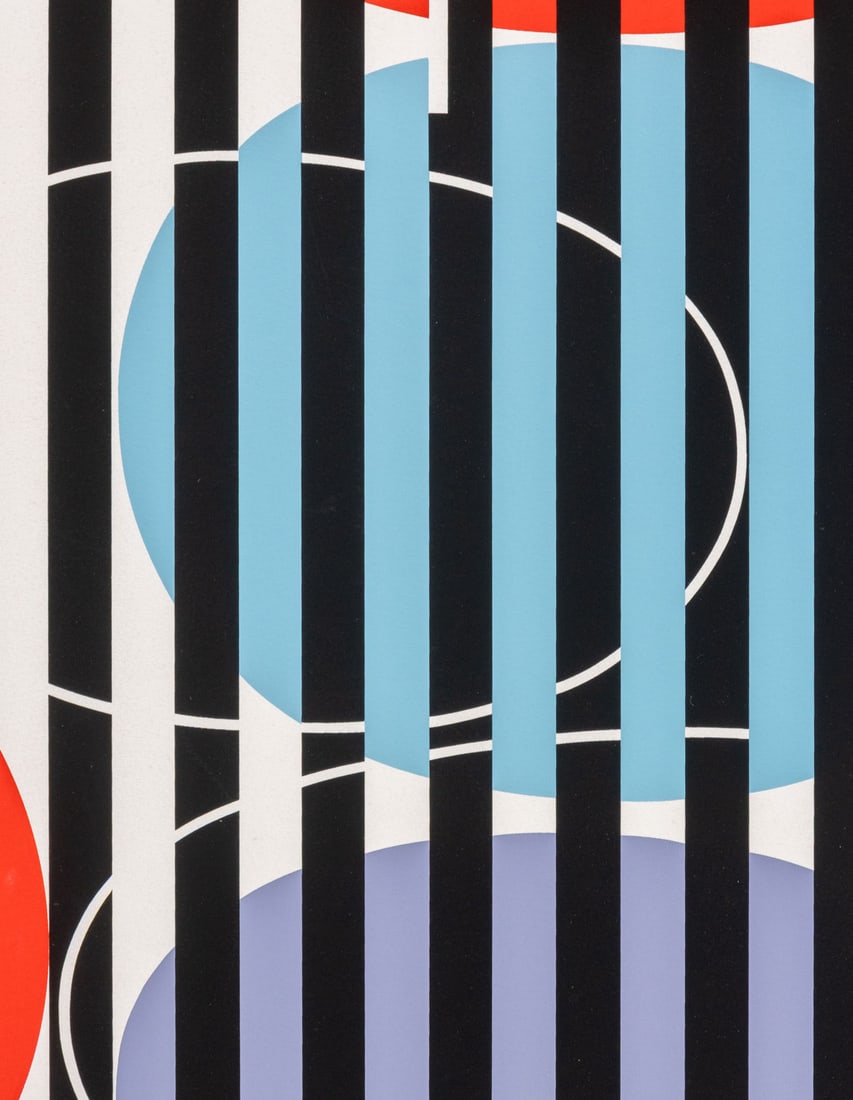 Yaacov Agam "End to End" Screenprint, 1991 - 5