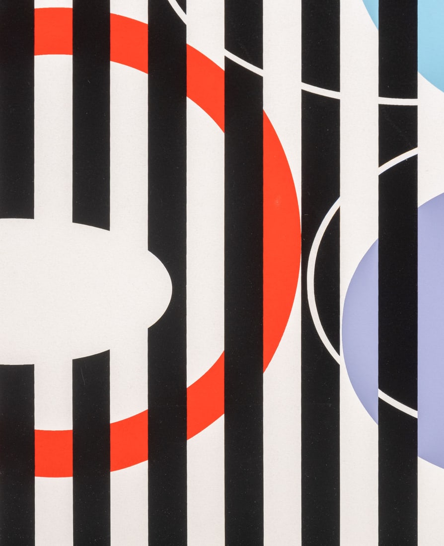 Yaacov Agam "End to End" Screenprint, 1991 - 6