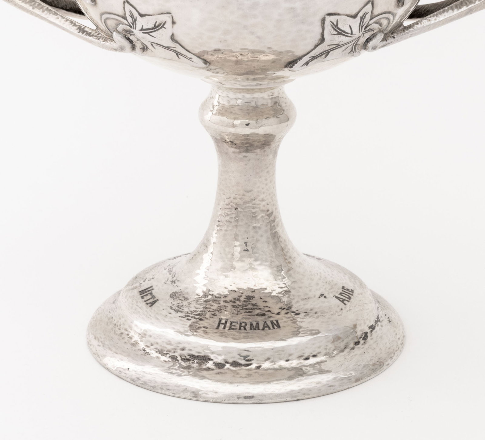 Gorham Hammered Sterling Silver Trophy Cup - 4