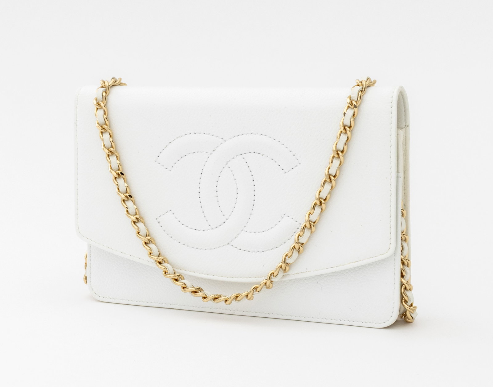 Chanel Caviar "Timeless" Wallet on Chain - 4