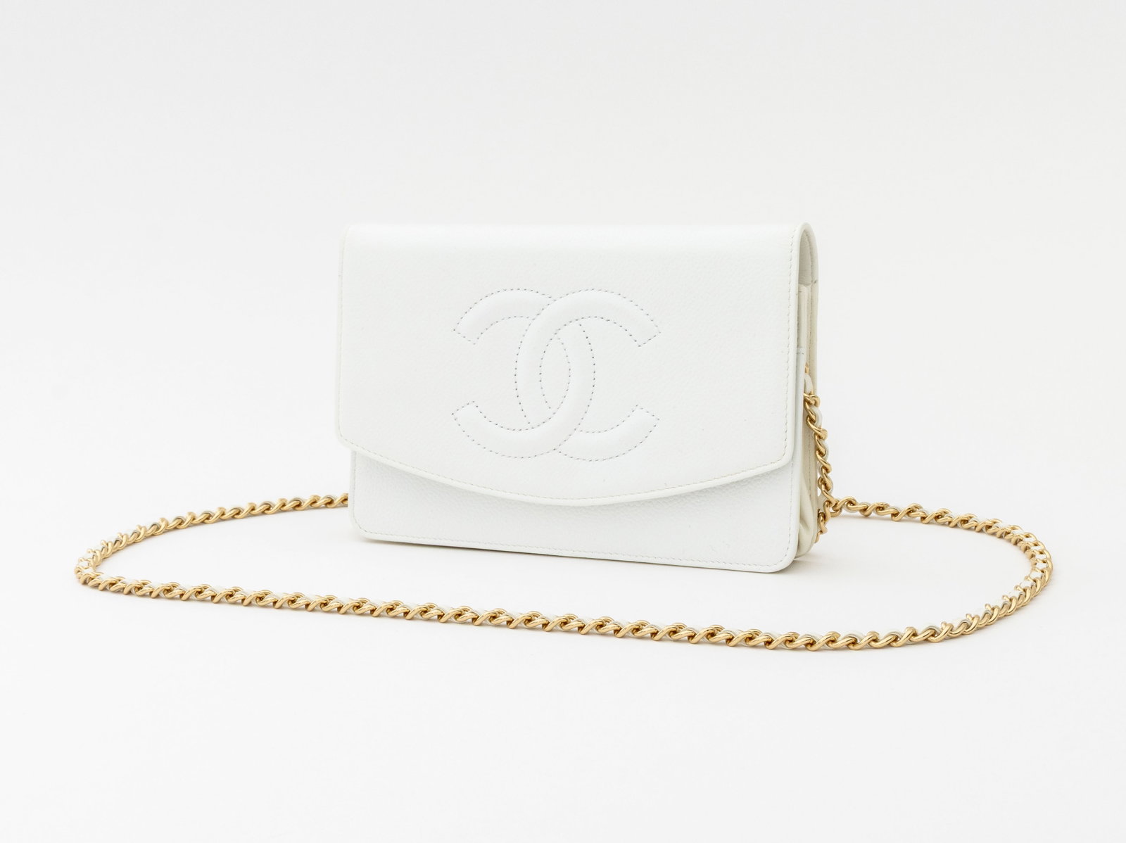 Chanel Caviar "Timeless" Wallet on Chain - 5
