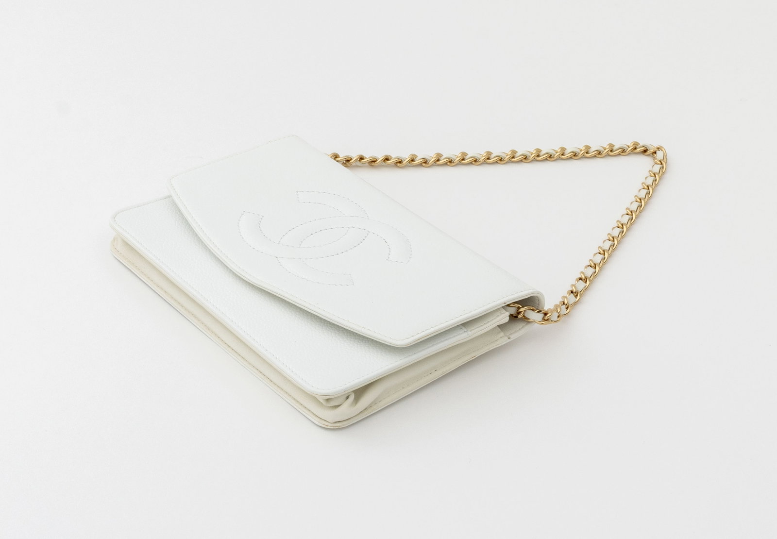Chanel Caviar "Timeless" Wallet on Chain - 8