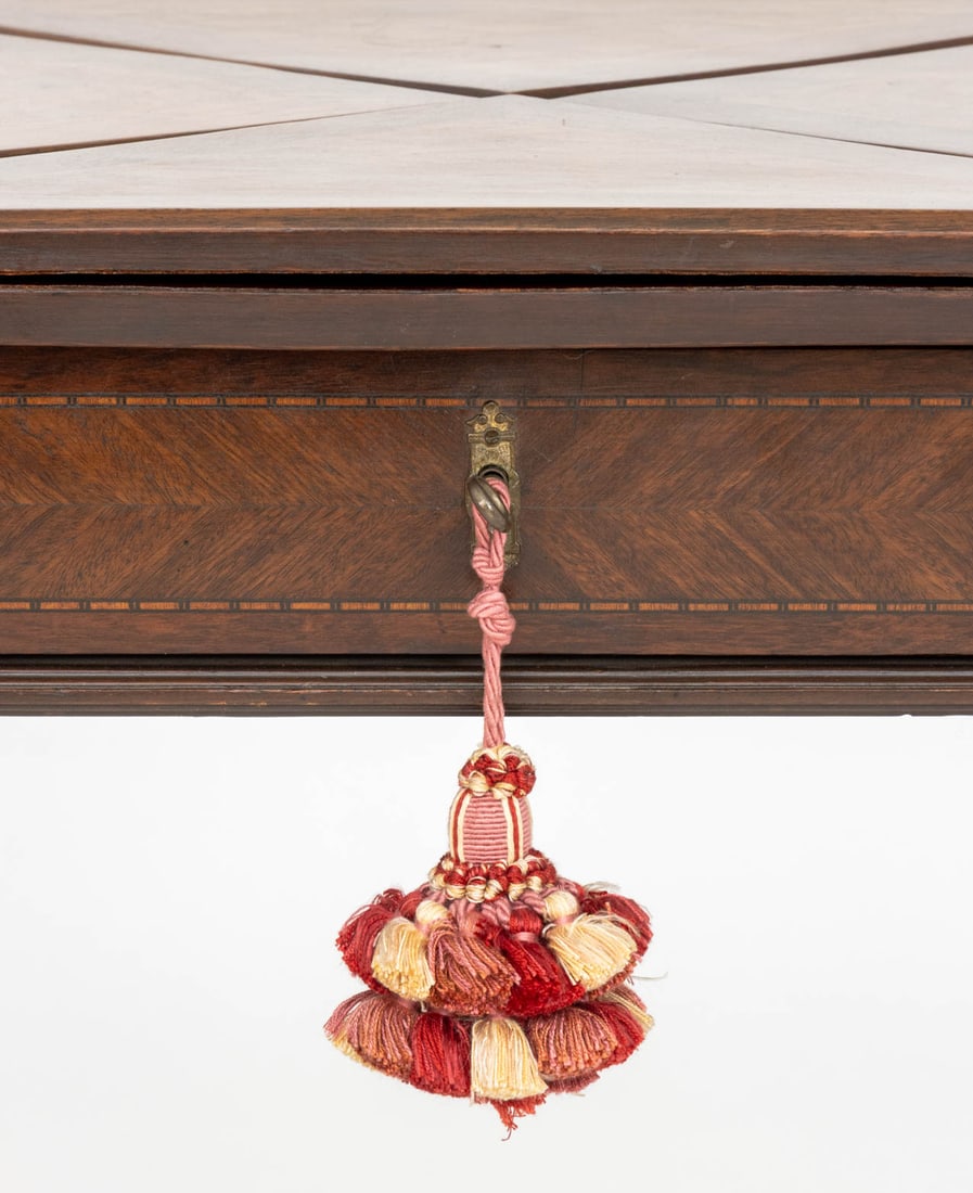 Edwardian Style Folding Envelope Game Table - 5