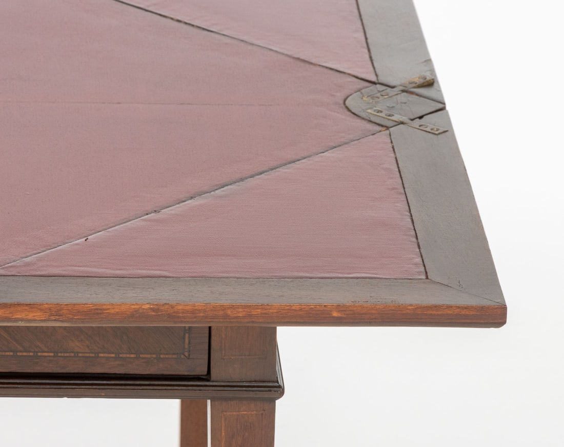 Edwardian Style Folding Envelope Game Table - 8