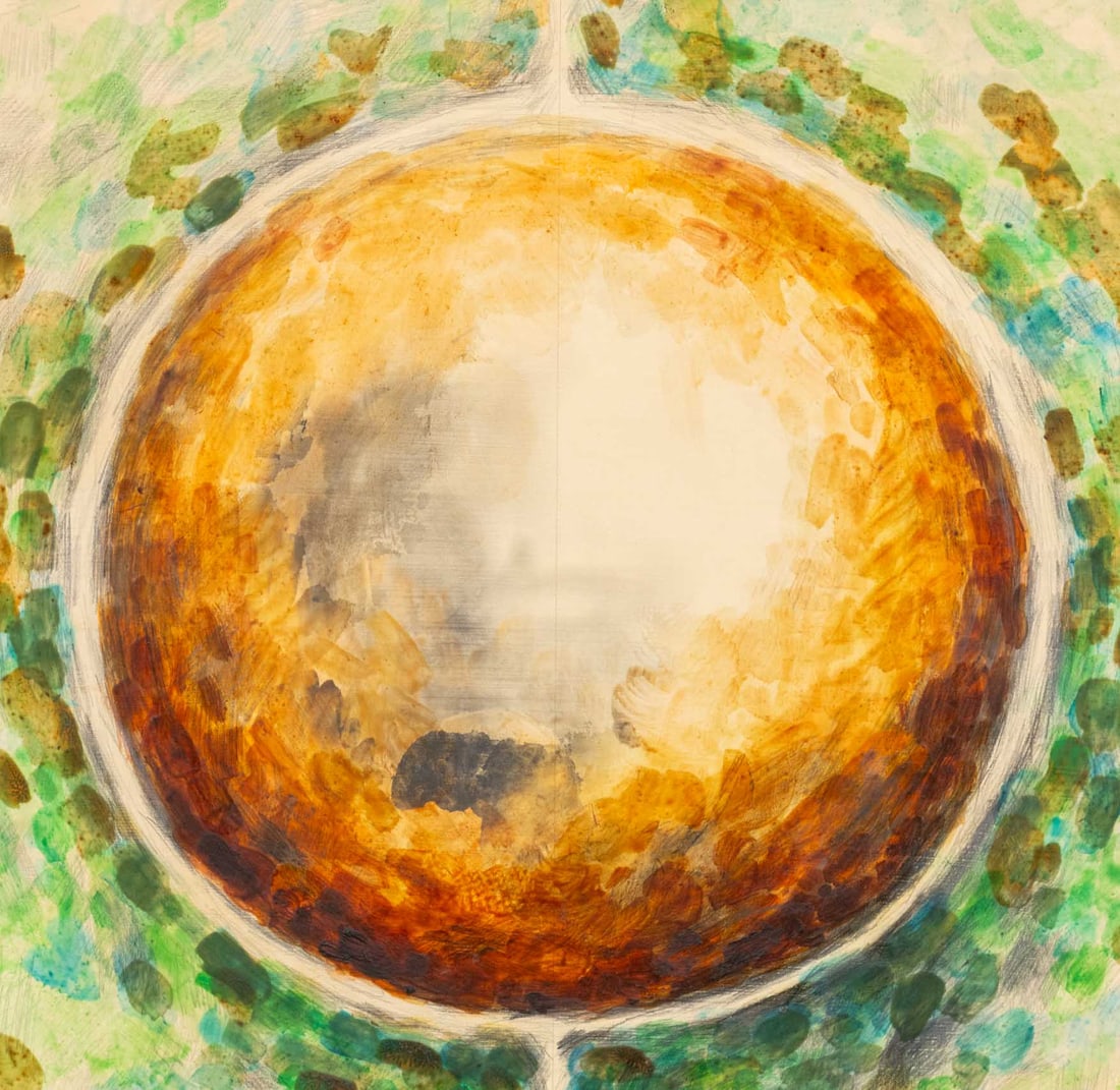 Joseph Lawrence Gardella Circle Study Mixed Media - 3