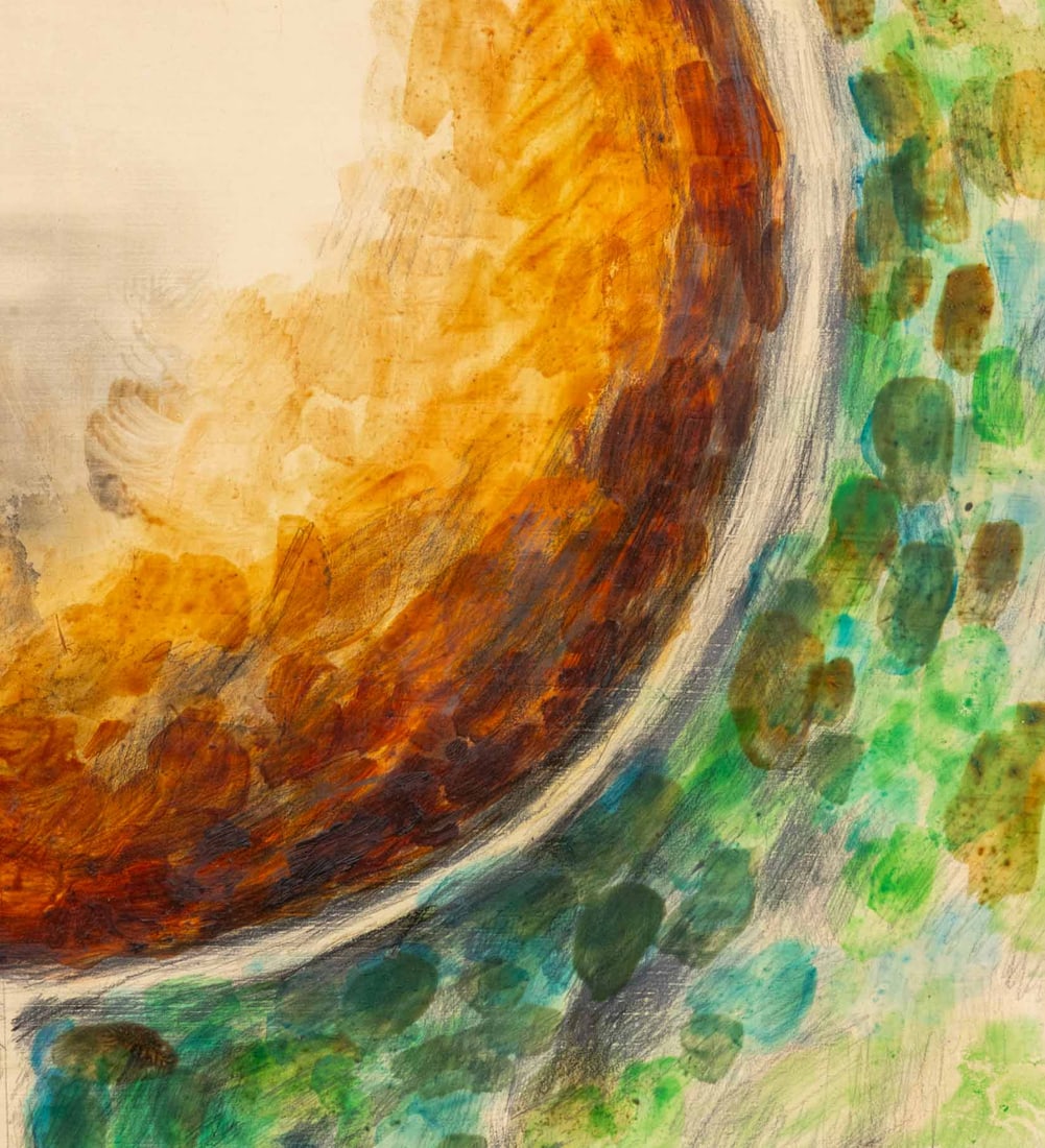 Joseph Lawrence Gardella Circle Study Mixed Media - 4