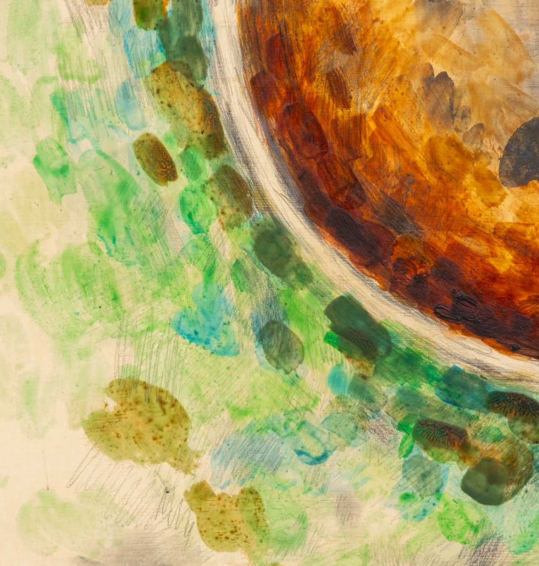 Joseph Lawrence Gardella Circle Study Mixed Media - 6