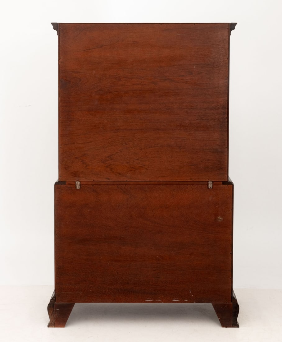 George III Style Mahogany Chest on Chest - 13