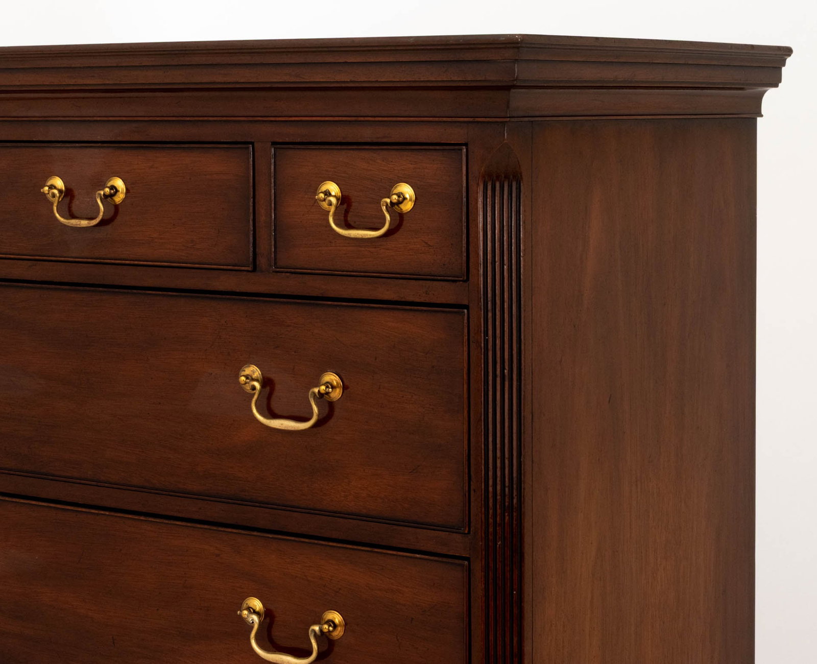 George III Style Mahogany Chest on Chest - 6