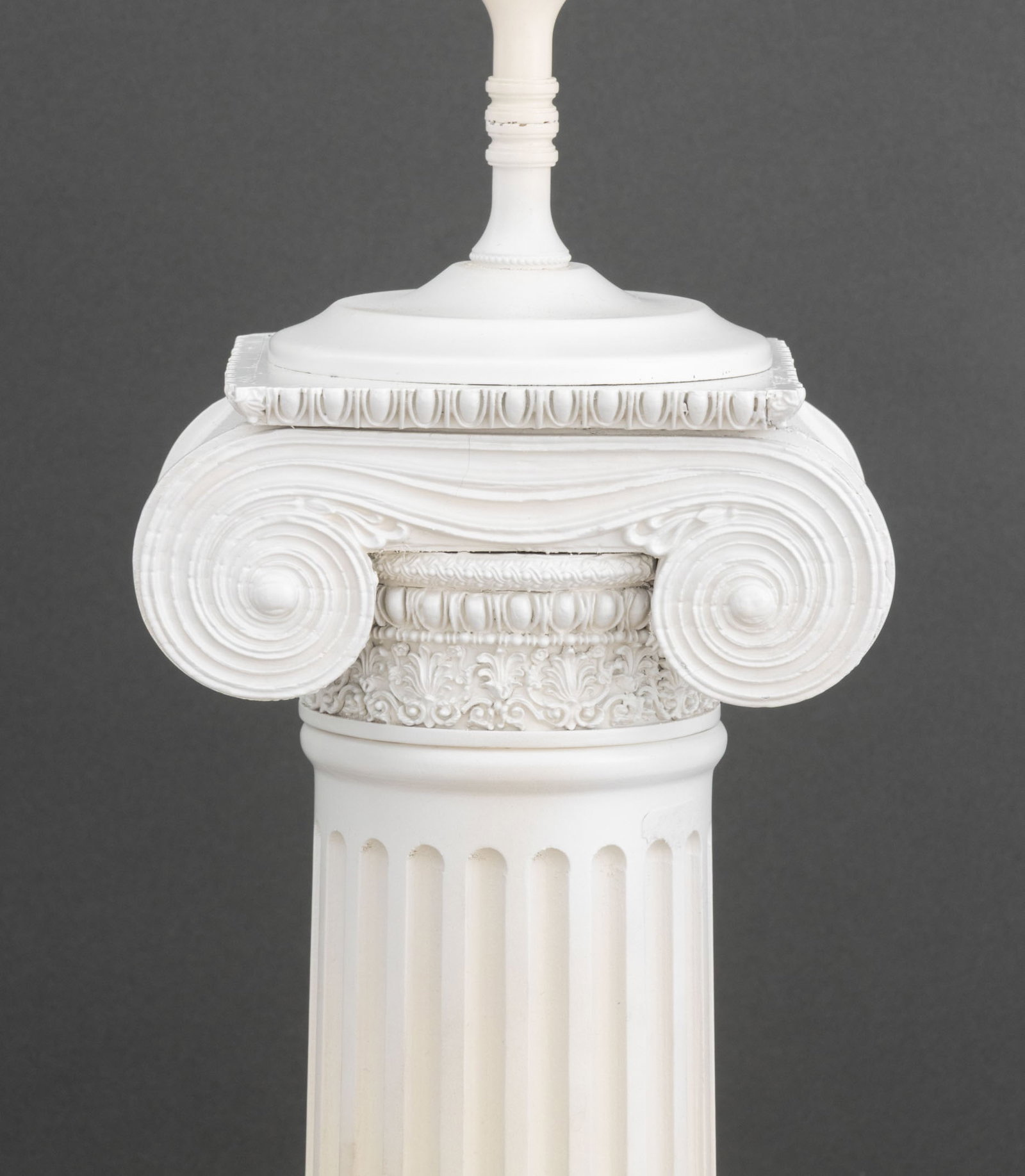 Neoclassical Style Ionic Column Table Lamps, Pair - 3