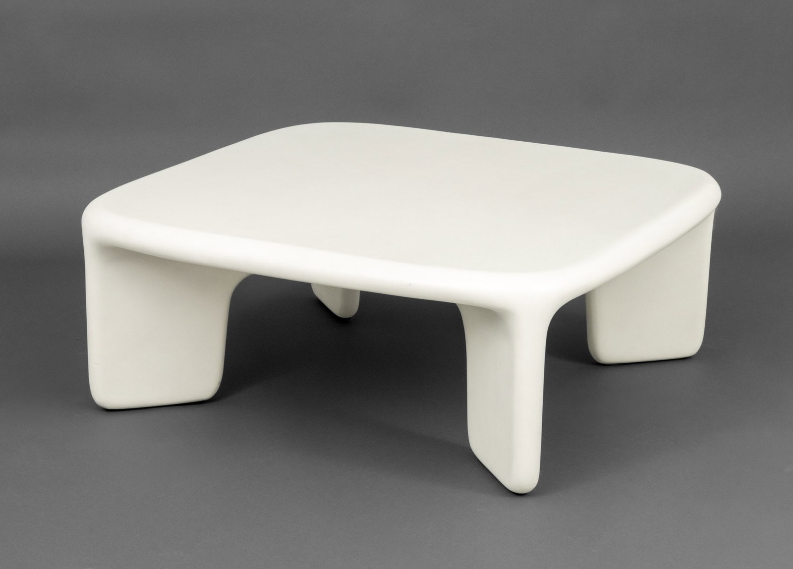 Four Hands "Dante" White Concrete Coffee Table (1 of 8)